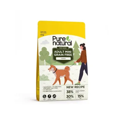 Purenatural Dog Grain Free Adult Mini Turkey (8 kg), kuva 1 / 1