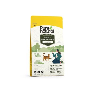 Purenatural Cat Adult Grain Free Turkey & Chicken (10 kg)