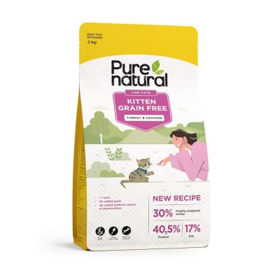 Purenatural Cat Kitten Grain Free Chicken & Turkey (2 kg)