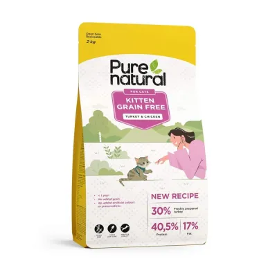 Purenatural Cat Kitten Grain Free Chicken & Turkey (2 kg), kuva 1 / 1