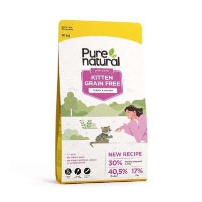 Purenatural Cat Kitten Grain Free Chicken & Turkey (10 kg)