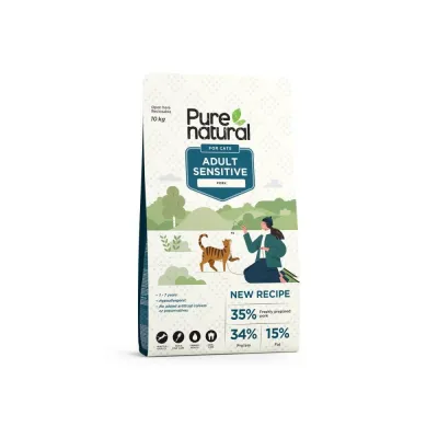 Purenatural Cat Adult Sensitive Pork (10 kg), kuva 1 / 1