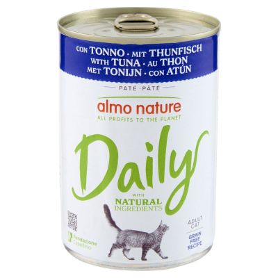 Almo Nature Daily cat mousse tonnikala (400 g)