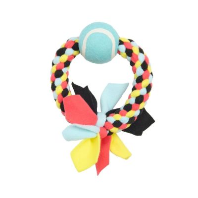 Little&Bigger Twine punottu köysirengas pallolla