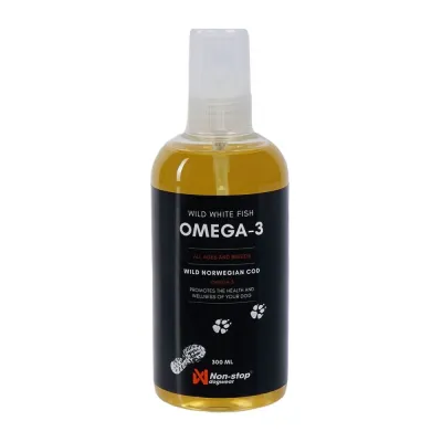 Non-stop Dogwear Omega-3-öljy koiralle Non-Stop Wild Fish
