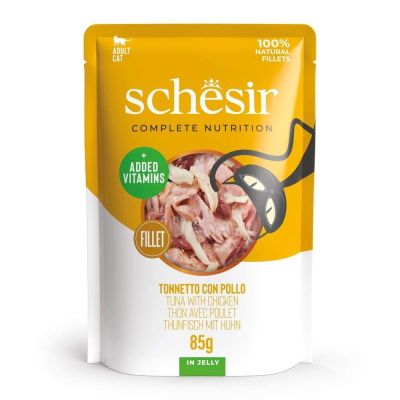 Schesir C&B Tuna chicken in Jelly Pouch 85 g