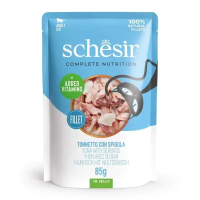 Schesir C&B Tuna sea bass in Jelly Pouch 85 g, kuva 1 / 1