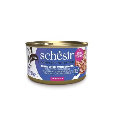 Schesir C&B Tuna & whitebaits in Broth 85 g