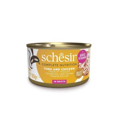 Schesir C&B Tuna chicken in Broth 85 g