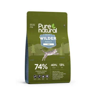 Purenatural Wilder Cat Adult Fish (2 kg), kuva 1 / 1