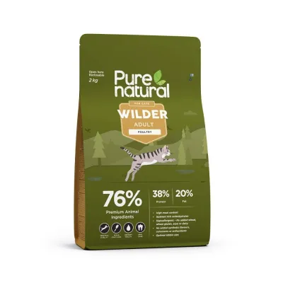 Purenatural Wilder Cat Adult Poultry (2 kg), kuva 1 / 1