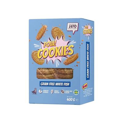 POW! Viljaton koirankeksi, siika 400 g