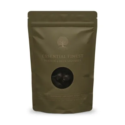 Essential Foods ESSENTIAL Venison&Duck Sausages 110g, kuva 1 / 1