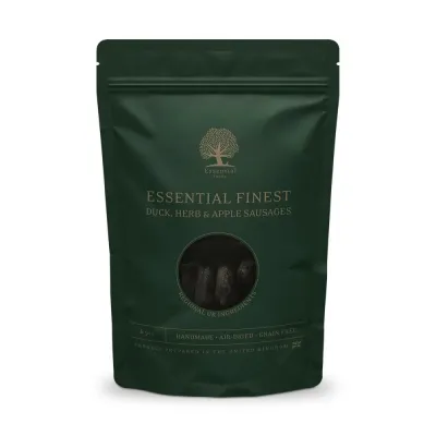 Essential Foods ESSENTIAL Duck, Herb & Apple Sausages 110 g, kuva 1 / 1