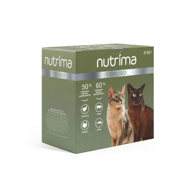 Nutrima Sterilised Multipack 8 x 25 g, kuva 1 / 1