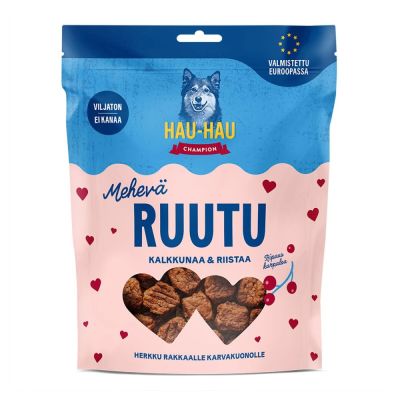 Hau-Hau Champion Mehevä Ruutu Kalkkunaa & Riistaa 400 g