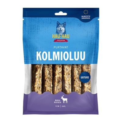 Hau-Hau Champion Purtavat Kolmioluu riistalla 12cm 6kpl 240g