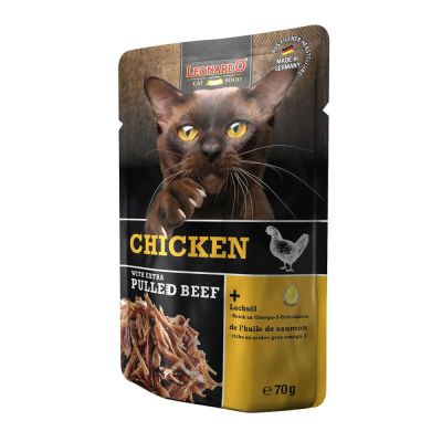 Leonardo kana + nyhtönaudanliha