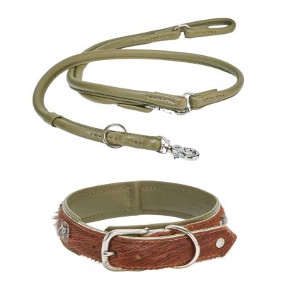 Laboni Bavaria kaulapanta ja hihna - Ruskea & vihreä, M