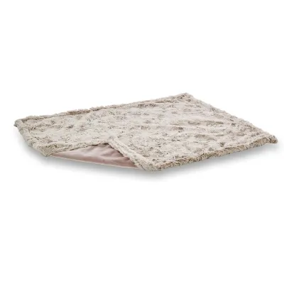 Laboni Cozy tekoturkis makuualusta, Beige / M (100 x 66 cm)