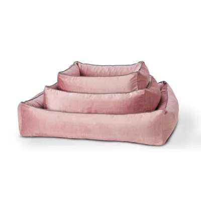 Laboni Classic Glam koiranpeti - Samettinen, Roosa / S (68 x 55 x 20cm), kuva 1 / 1