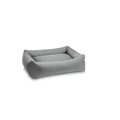 Laboni Classic Smooth ulkokäyttöön soveltuva koiranpeti, Musta silkki / S (68 x 55 x 20cm)