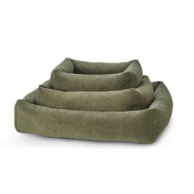 Laboni Classic Teddy koiranpeti - Teddykankainen, Vihreä / S (68 x 55 x 20cm), kuva 1 / 1