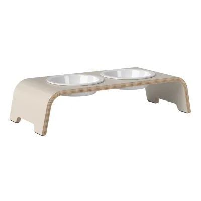 dogBar® Classic korotettu ruokakuppiteline - Kashmir, S-large / Posliini, kuva 1 / 1
