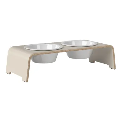 dogBar® Classic korotettu ruokakuppiteline - Kashmir, M-small / Posliini, kuva 1 / 1