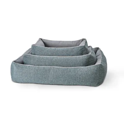 Laboni Classic Scala koiranpeti - Verhoiltu, Denim sininen / M (85 x 66 x 22cm), kuva 1 / 1