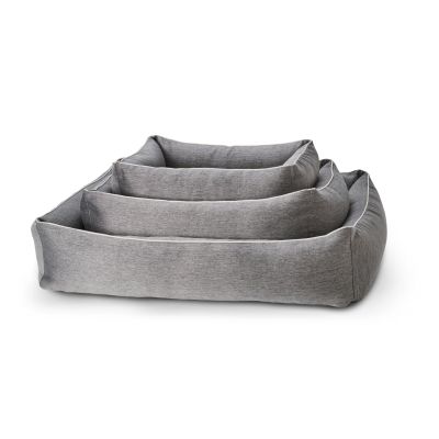 Laboni Classic Uno koiranpeti - Verhoiltu, Teräksenharmaa / L (112 x 95 x 25cm)