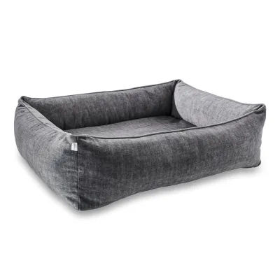 Laboni Ortho Glam ortopedinen koiranpeti - Samettinen, Kivenharmaa / M (85 x 66 x 22cm), kuva 1 / 1