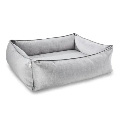 Laboni Ortho Glam ortopedinen koiranpeti - Samettinen, Hopea / L (112 x 95 x 25cm), kuva 1 / 1