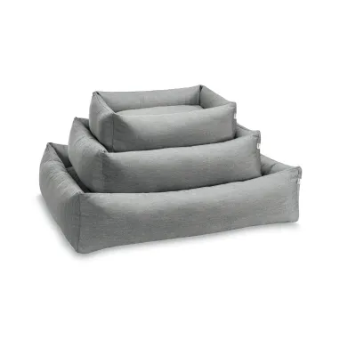 Laboni Ortho Smooth ortopedinen koiranpeti, Musta silkki / S (68 x 55 x 20cm)