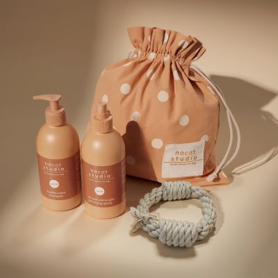 nocat studio Shampoo ja hoitosuihke lahjapakkaus - JORD 2x375ml