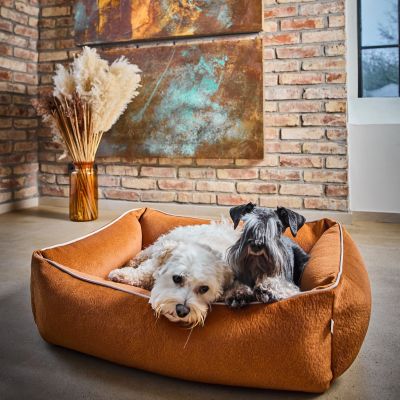 Laboni Ortho Buffalo ortopedinen koiranpeti - Vintage, Karamelli / L (112 x 95 x 25cm)