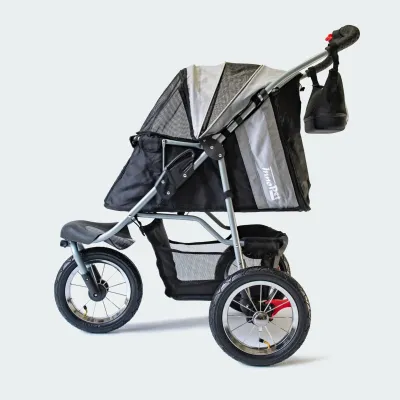 InnoPet Comfort Air ECO lemmikkirattaat, Musta / Harmaa