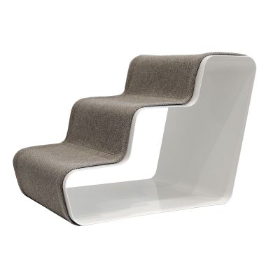 dogBar dogBeam 3 lemmikin portaat - Valkoinen, Graffitinharmaa