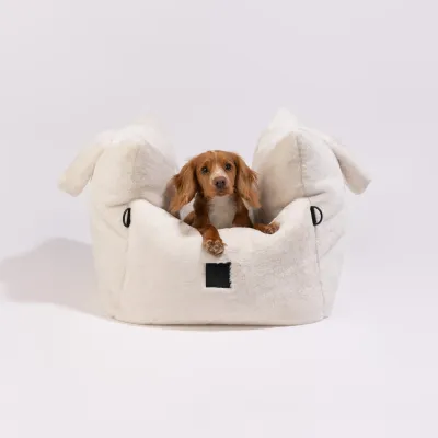 Pillow Villa Plush autoistuin, Luonnonvalkoinen, kuva 1 / 1