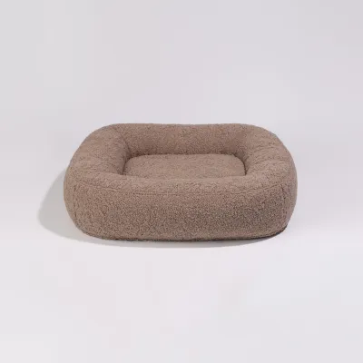 Pillow Villa Pebble koiranpeti - Tekoturkis lammas, Teddy Brown / M, kuva 1 / 1