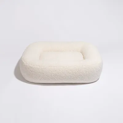 Pillow Villa Pebble koiranpeti - Tekoturkis lammas, Off-White / S, kuva 1 / 1