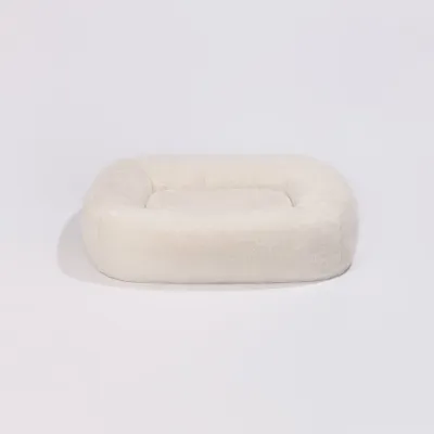 Pillow Villa Pebble koiranpeti - Tekoturkis jänis, Off-White / M, kuva 1 / 1