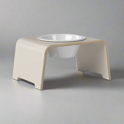 dogBar® Single korotettu ruokakuppi - Kashmir M / posliini mallikappale