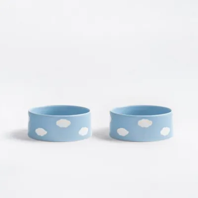Egg Back Home Cloud Bowl - koiran ruokakupit, Blue