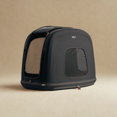 Tavo Pets Crispin - Törmäystestattu lemmikin kuljetuslaatikko, Onyx / M