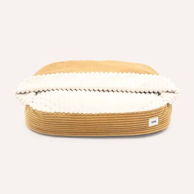 Cafide Maso hupullinen koiranpeti, Sinappi / M 60 × 80 × 10 cm