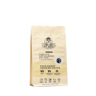 Mr.Bones Dry BARF kana – viljaton täysravinto koirille, 450 g