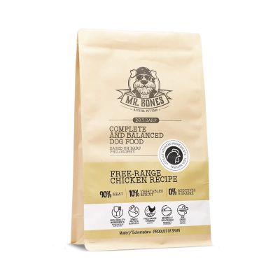 Mr.Bones Dry BARF kana – viljaton täysravinto koirille, 3kg