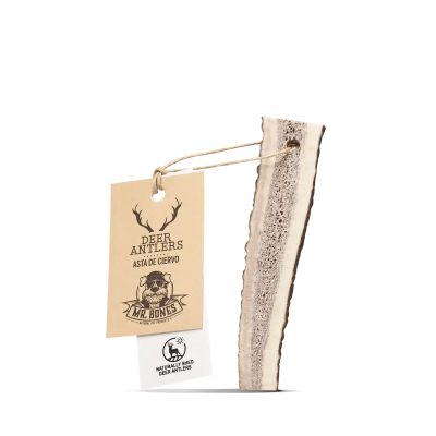 Mr.Bones Peuran halkaistu sarvi – luonnollinen puruluu koirille, S (25-50g)