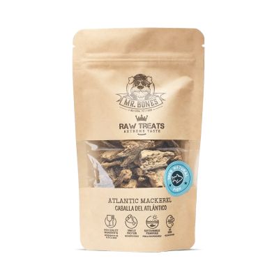 Mr.Bones 100% Atlantin makrilli herkku koiralle ja kissalle